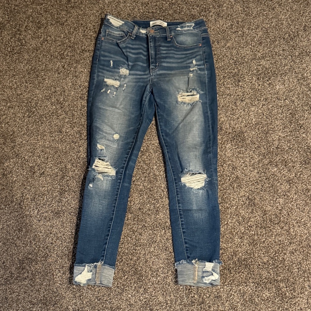 BKE Parker skinny destructed jeans size 26